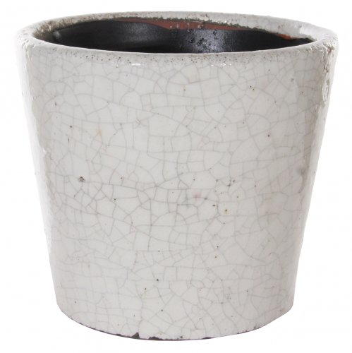Кашпо керамическое SHISHI 16см белое