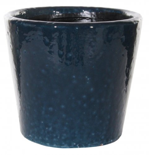 Кашпо керамическое SHISHI 16см темно-синее