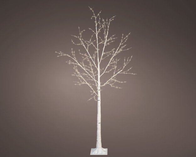 Светодиодное дерево LUMINEO 180 см белый/теплый белый