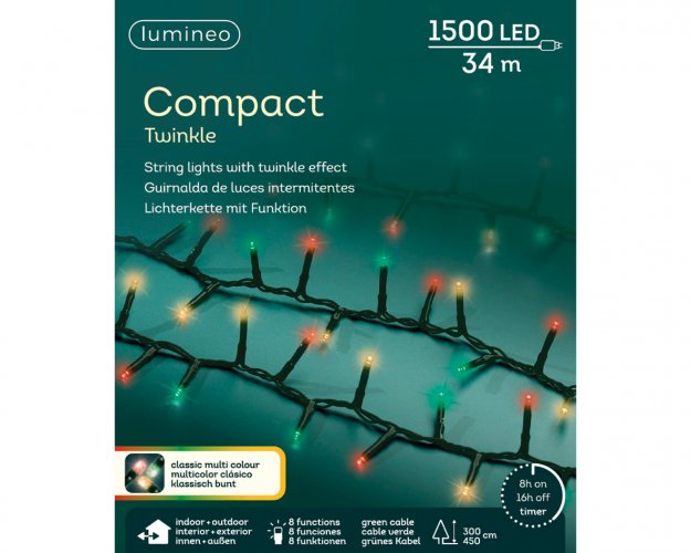 Гирлянда светодиодная COMPACT LUMINEO 3400см 1500led