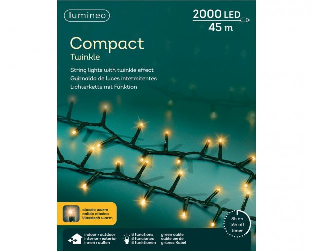 Гирлянда светодиодная COMPACT LUMINEO 4500см 2000led