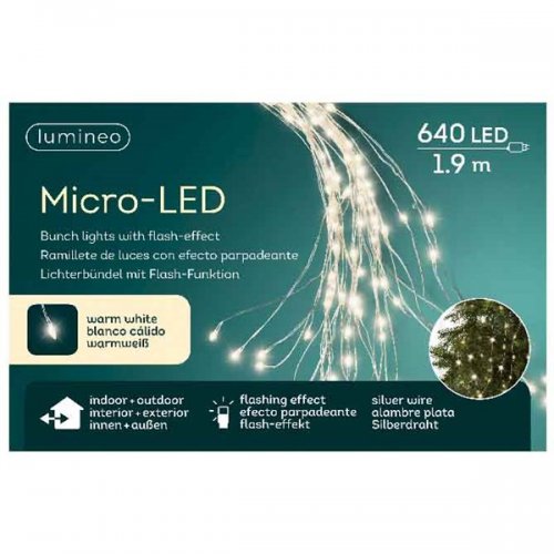 Гирлянда светодиодная Микро LED Букет 190см флэш