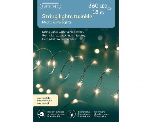 Гирлянда светодиодная String lights LUMINEO 18 м