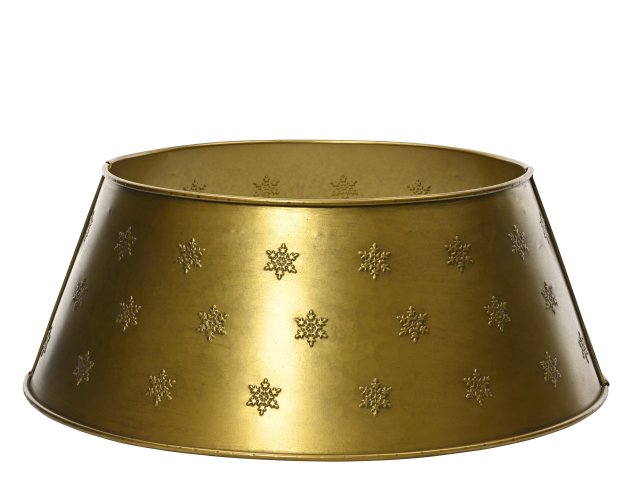 Юбка под елку 57х25см золото