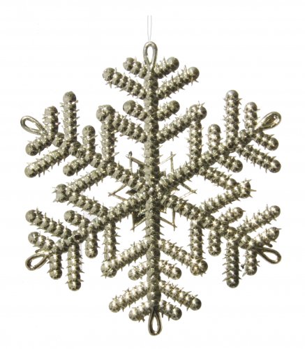 Ёлочное украшение SHISHI Снежинка 12cm