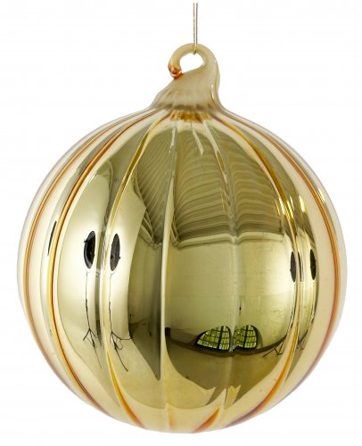 Елочная игрушка SHISHI Шар 10см золото