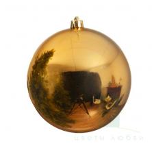 Ёлочный шар DECORIS 20 см Light Gold