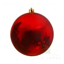 Ёлочный шар DECORIS 20 см Christmas Red