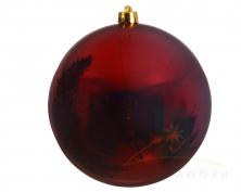 Ёлочный шар DECORIS 25 см Oxblood