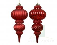 Елочное украшение Decoris 25см  christmas red