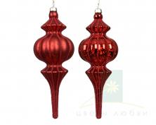 Елочное украшение Decoris 17см christmas red