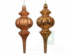 Елочное украшение Decoris 17см brandy