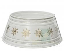 Юбка под елку 70х27см белая