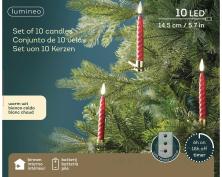 Набор светодиодных свечей LUMINEO 10 шт 14,5 см