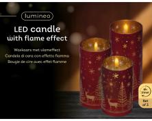 Свечи LUMINEO светодиодные интерьерные