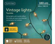 Гирлянда LUMINEO Винтажная 1800см 180 LED green/classic warm