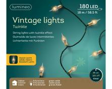 Гирлянда LUMINEO Винтажная 1800см 180 LED green/classic warm