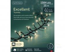 Гирлянда светодиодная EXCELLENT LUMINEO 25м теплый белый