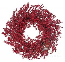 Венок рождественский SHISHI ягодный 50см