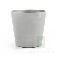 Кашпо Ecopots AMSTERDAM светло-серое с колесами