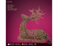 Световая фигура LUMINEO Олень 88 см Классический теплый