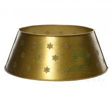 Юбка под елку 57х25см золото