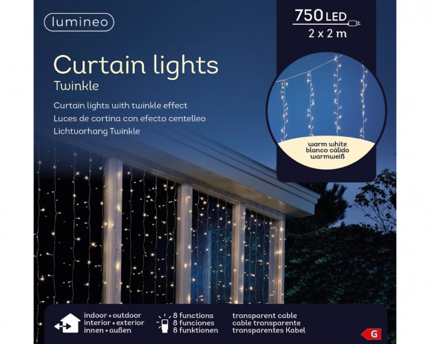Гирлянда светодиодная LED занавес LUMINEO 200х200 см