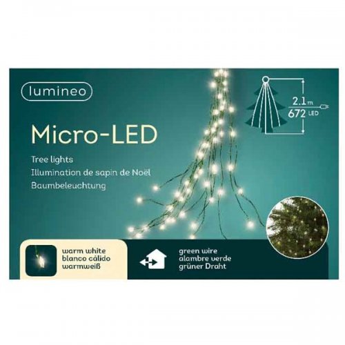 Гирлянда Микро-LED для ели 210см 672лед