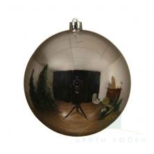 Ёлочный шар DECORIS 14 см Silver
