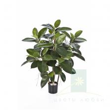 Искусственный Фикус Рабуста 90–120 см – Элегантный акцент в интерьере с натуральным эффектом