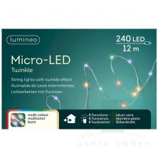 Гирлянда Микро-LED 1200см мультиколор
