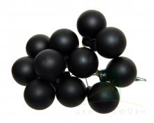 Ёлочная игрушка Мини-шары 25 мм black