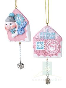 Елочное украшение Заяц в конверте